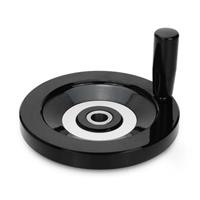GN 520.6 Disc Handwheel Plastic Bushing Stainless Steel